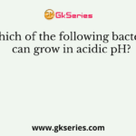 Which of the following bacteria can grow in acidic pH?