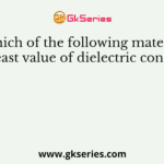 Which of the following material has least value of dielectric constant ?