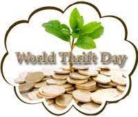 World Thrift Day observed on 31st October