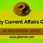Daily Quiz on Current Affairs - (26)