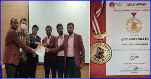 NTPC team won Gold award at 47th ICQCC-2022