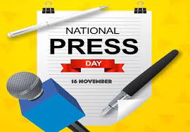 National Press Day 2022 Observed On 16 November