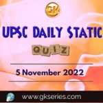 UPSC Daily Static Quiz
