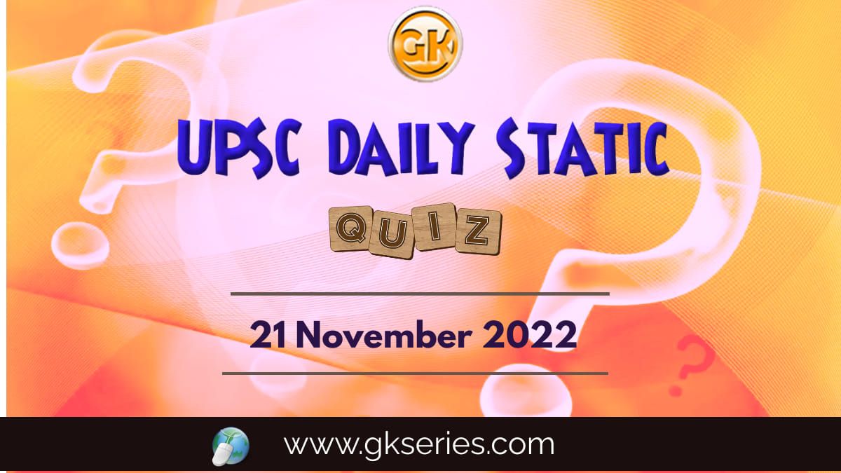 UPSC Daily Static Quiz (32)