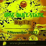 UPSC Daily Static Quiz