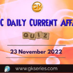 UPSC Daily Current Affairs Quiz
