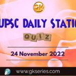 UPSC Daily Static Quiz