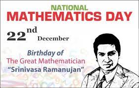 National Mathematics Day 2022 celebrates on 22 December