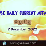 UPSC Daily Current Affairs Quiz
