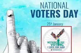 13th National Voters Day celebrates on 25th January 2023
