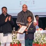 Raksha Mantri Rajnath Singh felicitates 25 winners of Veer Gatha 2.0