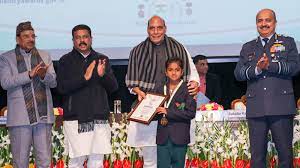 Raksha Mantri Rajnath Singh felicitates 25 winners of Veer Gatha 2.0