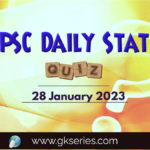 UPSC Daily Static Quiz