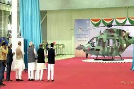 PM Modi Dedicates HAL Helicopter Factory to the Nation in Tumakuru