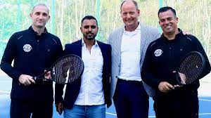 Rene Zondag, PBI president inaugurates Tennis center in Pune
