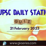 UPSC Daily Static Quiz