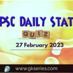 UPSC Daily Static QUIZ