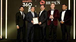 VP Nandakumar, Manappuram Finance gets Hurun India award