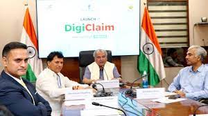 Agriculture Minister Narendra Singh Tomar launches DigiClaim