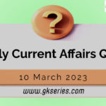 Daily Quiz on Current Affairs