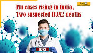 Flu cases rising in India, Two suspected H3N2 deaths