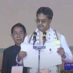 Manik Saha sworn in as chief minister of Tripura for second time