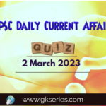 UPSC Daily Current Affairs Quiz