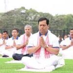 Sarnbanada Sonowal Flags Off International Yoga Mahotsav in Dibrugarh