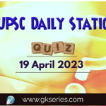 UPSC Daily Static Quiz