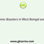 Coal mine disasters in West Bengal are due to