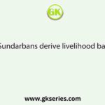 People of Sundarbans derive livelihood basically from