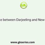 The distance between Darjeeling and New Jalpaiguri is