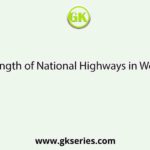 The total length of National Highways in West Bengal is