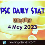 UPSC Daily Static Quiz