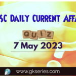 UPSC Daily Current Affairs Quiz