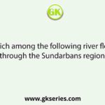 Which among the following river flows through the Sundarbans region?