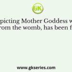 A seal depicting Mother Goddess with plant growing from the womb, has been found from