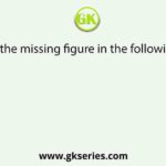 Identify the missing figure in the following series.