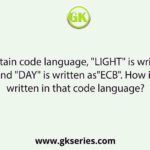 In a certain code language, "LIGHT" is written as "MKJLY" and "DAY" is written as"ECB". How is "RAAM" written in that code language?