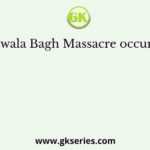 Jallianwala Bagh Massacre occurred on
