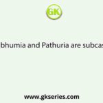 Mallabhumia and Pathuria are subcastes of