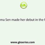 Raima Sen made her debut in the film.