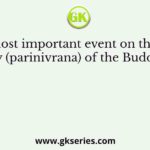 The most important event on the death centenary (parinivrana) of the Buddha was the