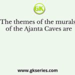 The themes of the murals of the Ajanta Caves are