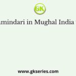 The zamindari in Mughal India was not