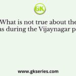 What is not true about the sabhas during the Vijaynagar period?