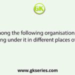 Which among the following organisation has many schools running under it in different places of West Bengal?