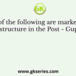 Which of the following are marked by the agrarian structure in the Post - Gupta period
