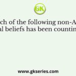 Which of the following non-Aryan social beliefs has been countinuing