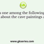 Which one among the following is not correct about the cave paintings at Ajanta